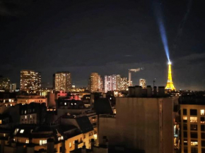 Appt 60m² with balcony, Eifel Tower view from room